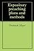 Expository preaching plans and methods