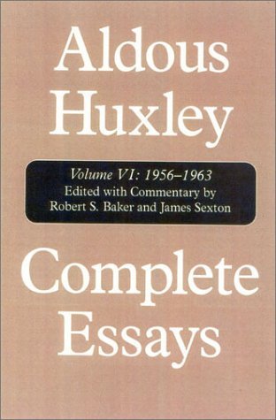 Complete Essays, Vol. VI: 1956-1963 (Hardcover)