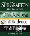 Gift Collection: D is for Deadbeat / E is for Evidence / F is for Fugitive