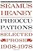 Preoccupations by Seamus Heaney