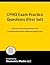 CPHQ Exam Practice Questions (First Set): CPHQ Practice Test & Exam Review for the Certified Professional in Healthcare Quality Exam