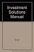 Investment Solutions Manual
