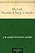 My Lady Nicotine A Study in Smoke by J.M. Barrie