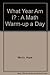 What Year Am I? : A Math Warm-up a Day