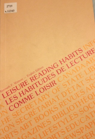 Leisure reading habits: A survey of the leisure reading habits of Canadian adults with some international comparisons