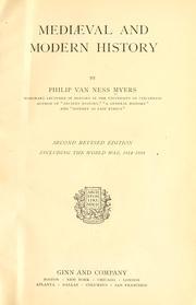 Mediæval and Modern History... (Nook)