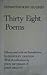 Thirty Eight Poems by Pennethorne Hughes