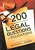 The 200 Most Frequently Asked Legal Questions for Educators