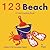123 Beach (Cool Counting Books)