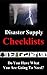 Disaster Supply Checklists! by Brian Howard