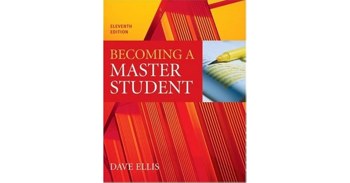 Becoming a Master Student by Dave Ellis