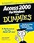 Access 2000 for Windows for...