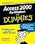 Access 2000 for Windows for Dummies
