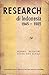 Research di Indonesia 1945 - 1965 - Buku IV: Bidang Ekonomi, Sosial dan Budaja