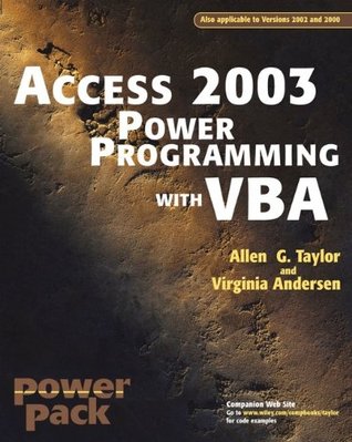 Access 2003 Power Programming with VBA (Paperback)