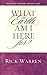 What on Earth Am I Here For? by Rick Warren