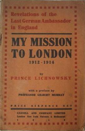 My Mission to London: 1912-1914 (Paperback)