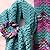 Spring Lace Scarf and Statement Flower Corsage Knitting Pattern