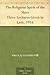 The Religious Spirit of the Slavs Three Lectures Given in Lent, 1916