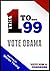 The 1 to....99 vote Obama by Martin Twang