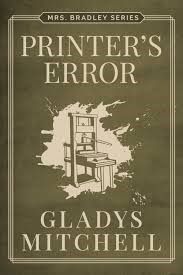 Printer's Error (Mrs. Bradley, #10)