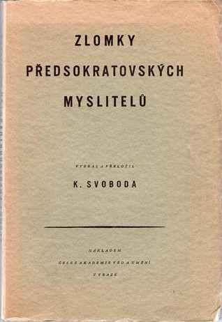 Zlomky předsokratovských myslitelů (Unknown Binding)