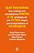 Qué hacemos frente a la crisis ecológica by Jorge Riechmann