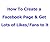 How to Create a FACEBOOK PAGE & Get 3,000 Likes/Fans a Month to it