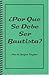Why Be a Baptist? - ¿Por Que Se Debe Ser Bautista? (Spanish version) (Spanish Edition)