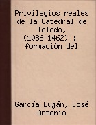 Privilegios reales de la Catedral de Toledo, (1086-1462): formación del Patrimonio de la S.I.C.P. a través de las donaciones reales