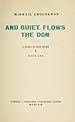 Image for And Quiet Flows the Don