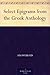 Select Epigrams from the Greek Anthology