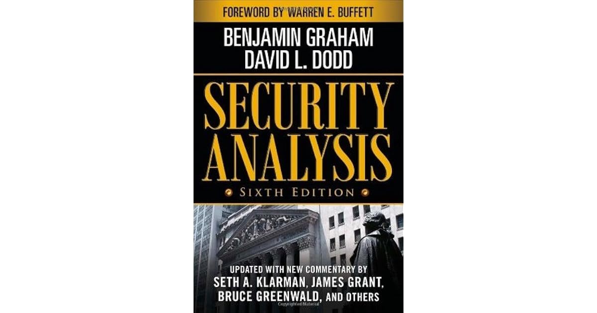 Security Analysis by Benjamin Graham