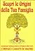 Scopri le origini della tua famiglia