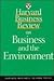 Harvard Business Review on Business and the Environment by Harvard Business Publishing