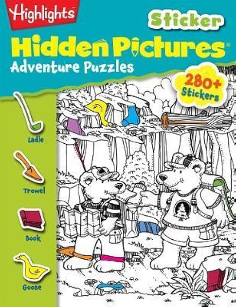 Adventure Sticker Puzzles (Highlights™ Sticker Hidden Pictures®)
