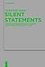 Silent Statements: Narrative Representations of Speech and Silence in the Gospel of Luke