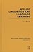 Applied Linguistics and Language Learning