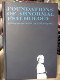 Foundations of Abnormal Psychology