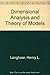 Dimensional Analysis and Theory of Models