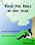 Read the Bible in One Year, at my Convenience and at my own Pace