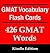 GMAT Vocabulary Flash Cards- 426 Frequent GMAT Words from Super IQ7 Vocabulary Builder