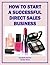 How to Start a Successful Direct Sales Business: Basics for Beginners (Business Matters)