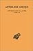 Anthologie grecque - Tome I: Livres I-IV (Collection Des Universites De France) (French and Greek Edition)