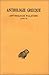 Anthologie grecque Tome III: Livre VI (Collection Des Universites De France) (French and Greek Edition)