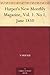 Harper's New Monthly Magazine, Vol. 1. No 1, June 1850