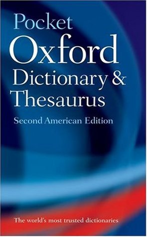 The Pocket Oxford Dictionary And Thesaurus By Elizabeth Jewell