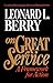 On Great Service: A Framework for Action