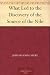 What Led to the Discovery of the Source of the Nile