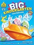 School Zone Big Kindergarten Workbook: 320 Pages, Early Reading and Writing, Numbers 0-20, Basic Math, Matching, Story Order, Ages 5 to 6